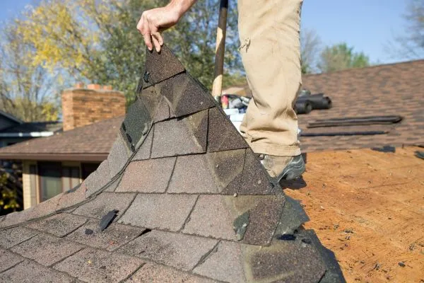 removing shingles from a roof